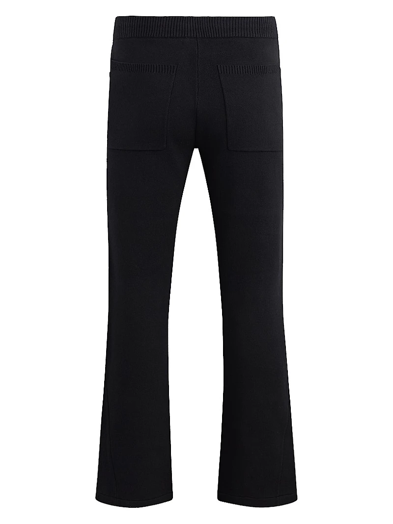 Double Knit Kick Flare Pants