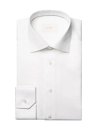Contemporary-Fit Semi-Solid Elevated Cotton Pique Shirt