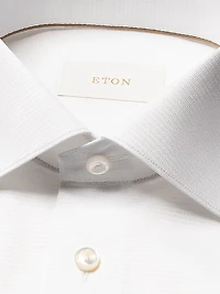 Contemporary-Fit Semi-Solid Elevated Cotton Pique Shirt