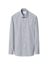 Contemporary-Fit Striped Cotton Poplin Shirt