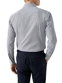 Contemporary-Fit Striped Cotton Poplin Shirt