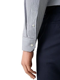 Contemporary-Fit Striped Cotton Poplin Shirt