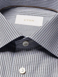 Contemporary-Fit Striped Cotton Poplin Shirt