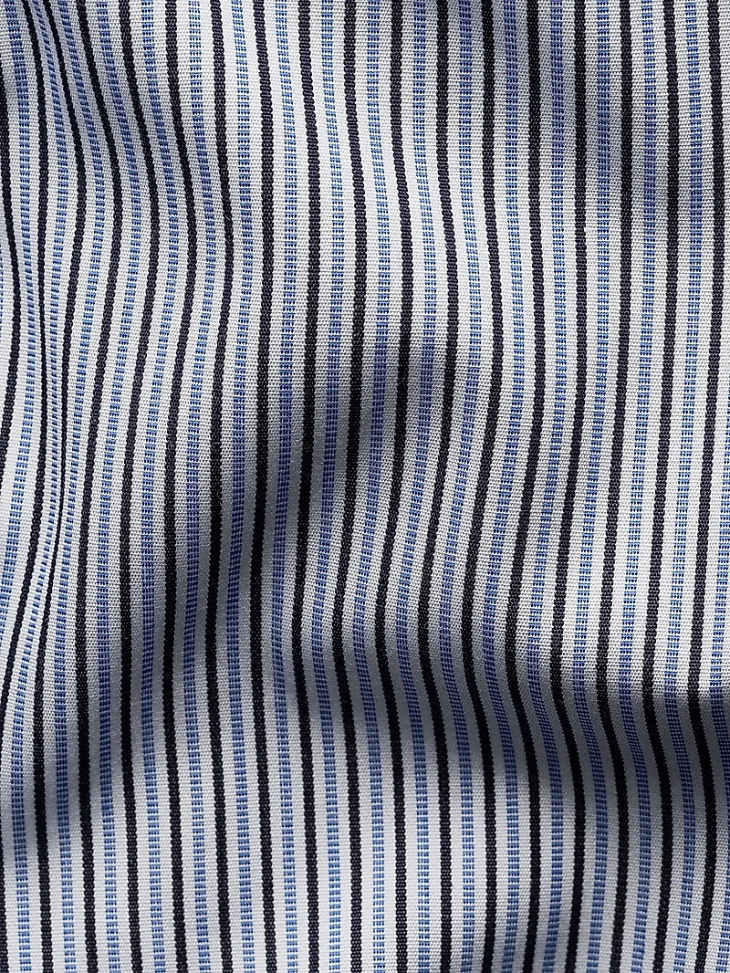 Contemporary-Fit Striped Cotton Poplin Shirt
