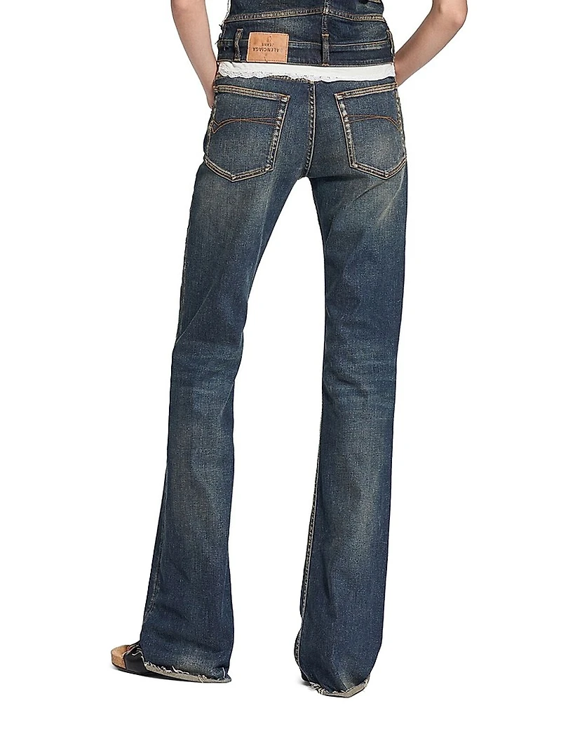 Slim Fit Bootcut Pants