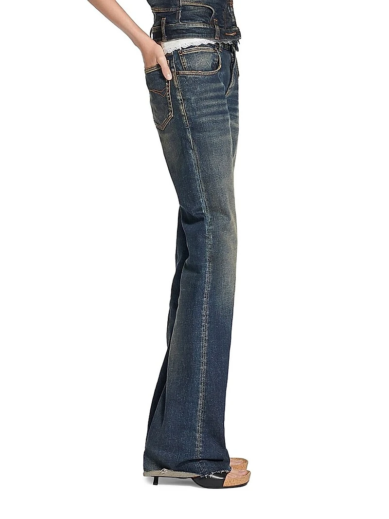 Slim Fit Bootcut Pants