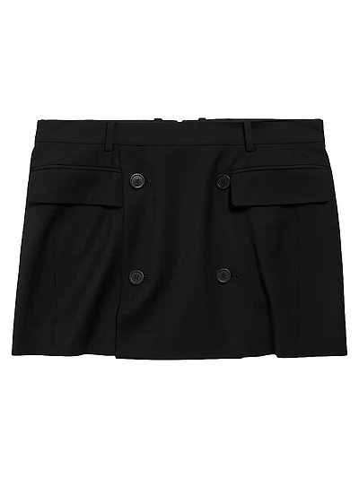 Tailored Mini Skirt