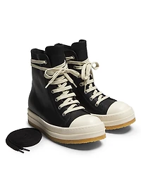 Creep Leather High-Top Sneakers