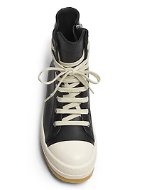 Creep Leather High-Top Sneakers