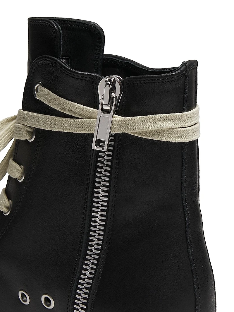 Creep Leather High-Top Sneakers