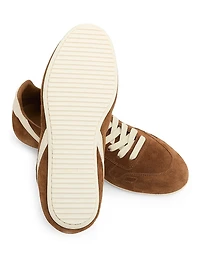 Minimal Suede Low-Top Sneakers