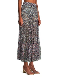 Suvi Floral Cover-Up Skirt