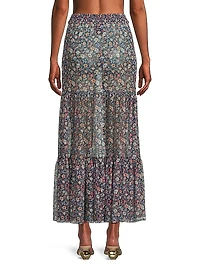 Suvi Floral Cover-Up Skirt