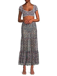 Suvi Floral Cover-Up Skirt