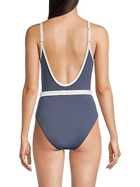 Marie Belted One-Piece Swimsuit