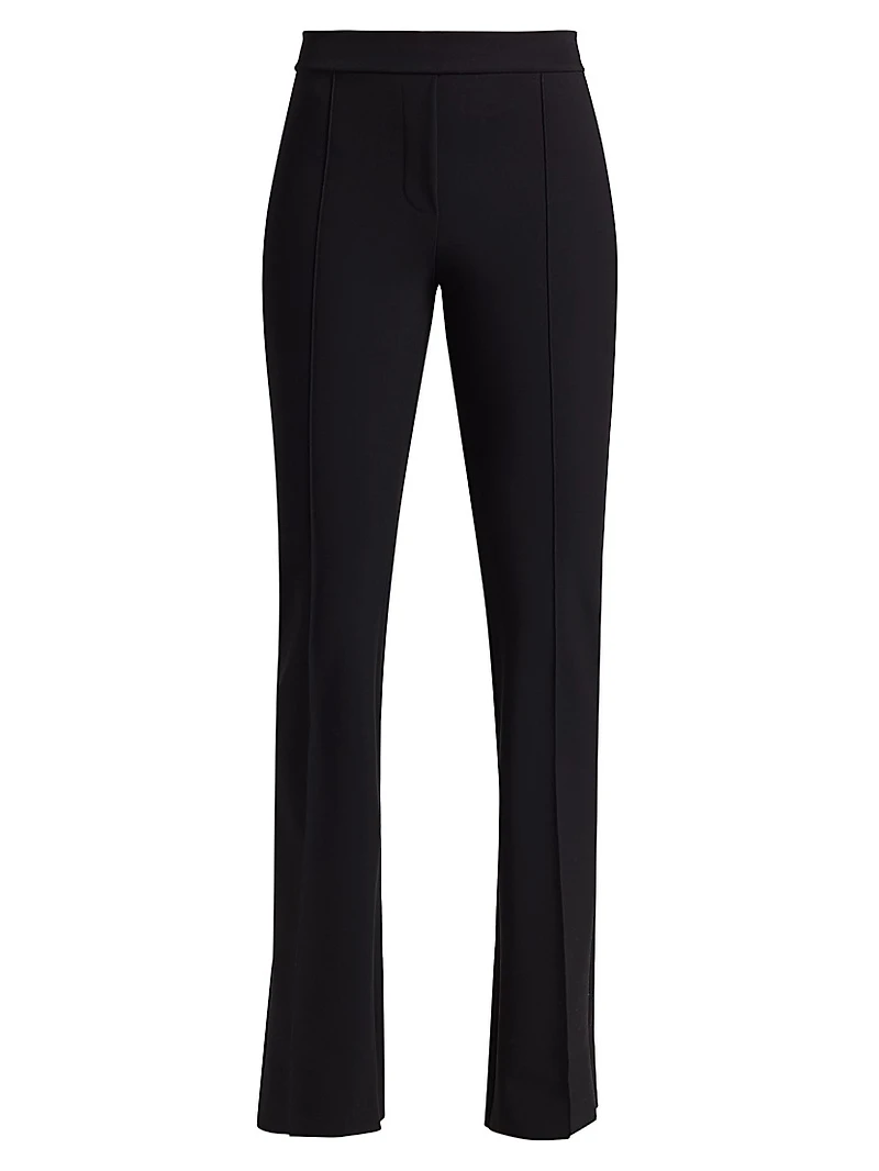 Maren Jersey Mid-Rise Flared Pants
