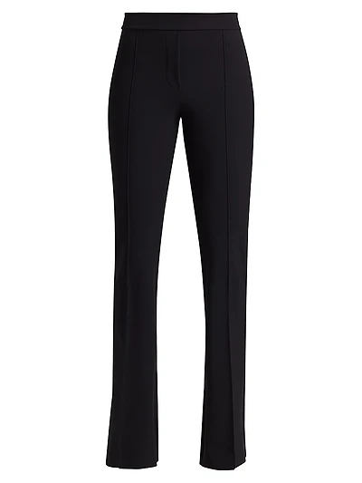 Maren Jersey Mid-Rise Flared Pants
