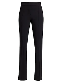 Maren Jersey Mid-Rise Flared Pants