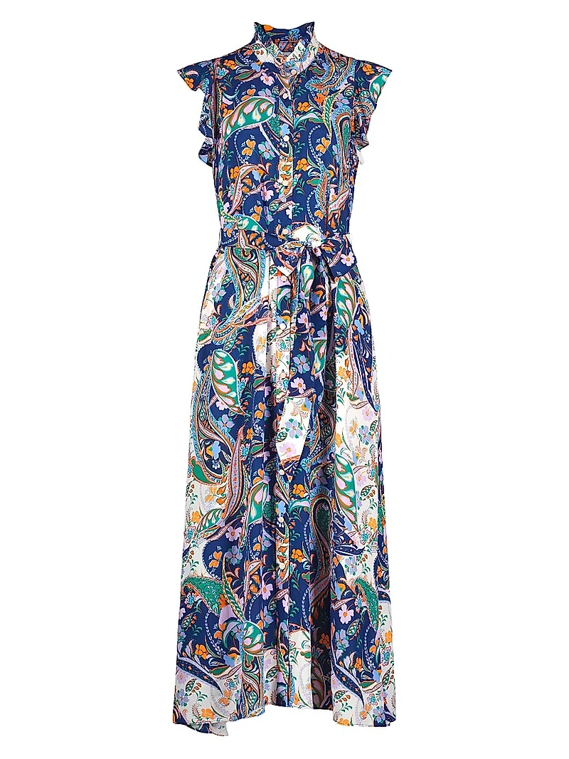 Sadie Paisley Floral Maxi Dress