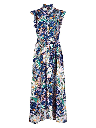 Sadie Paisley Floral Maxi Dress
