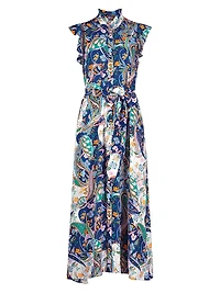 Sadie Paisley Floral Maxi Dress