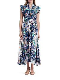 Sadie Paisley Floral Maxi Dress