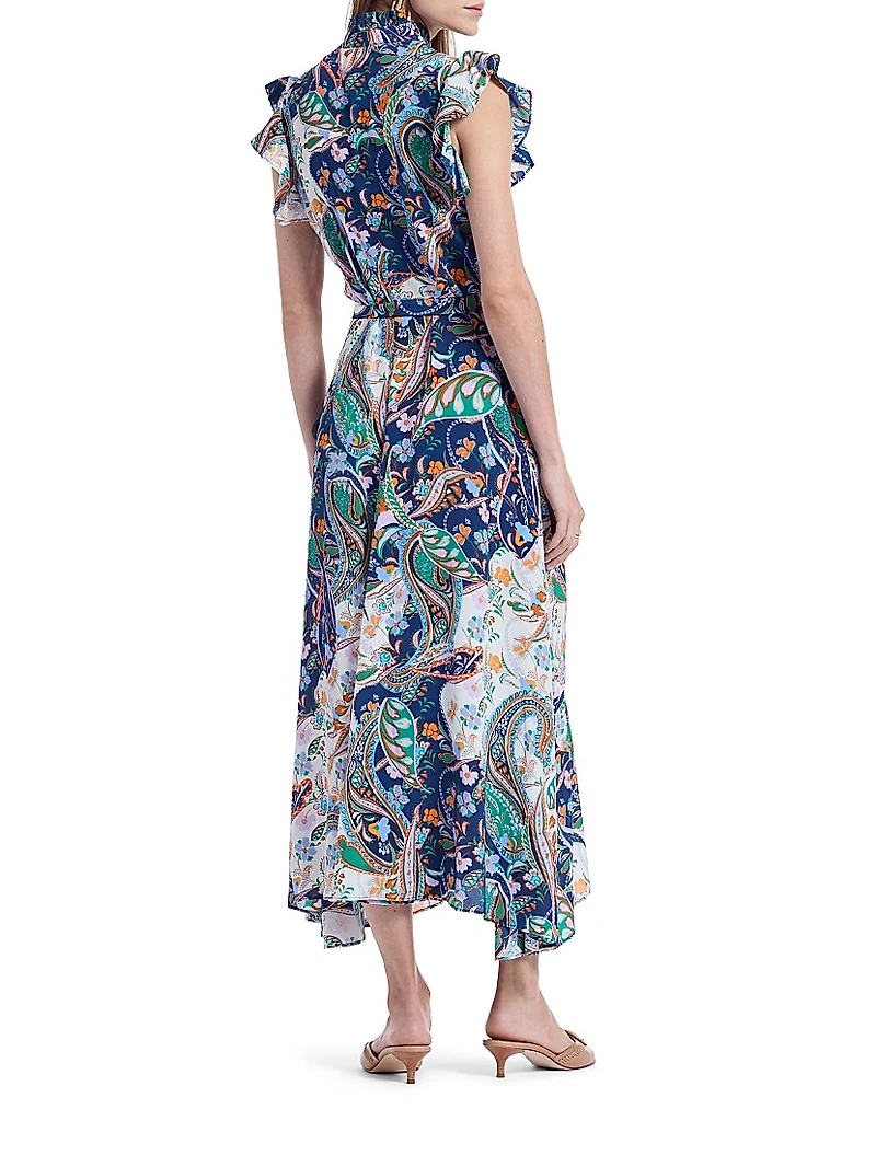 Sadie Paisley Floral Maxi Dress