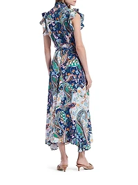 Sadie Paisley Floral Maxi Dress