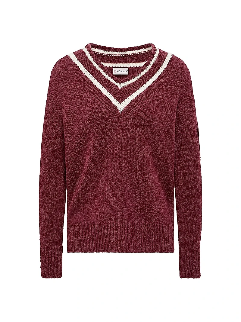 Down-Filled Sweater Cotton & Wool Blend