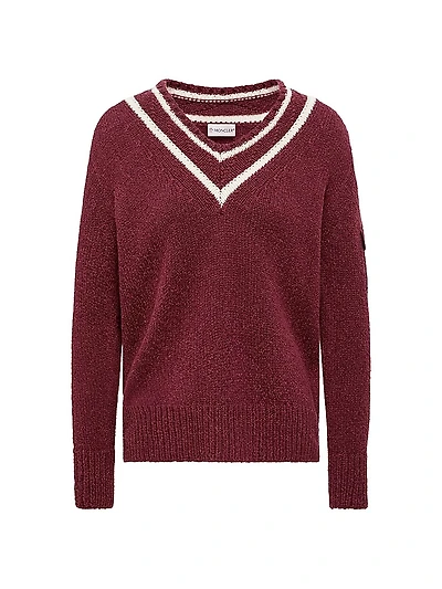 Down-Filled Sweater Cotton & Wool Blend