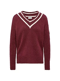 Down-Filled Sweater Cotton & Wool Blend