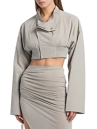 Hollywood Crop Bomber Jacket