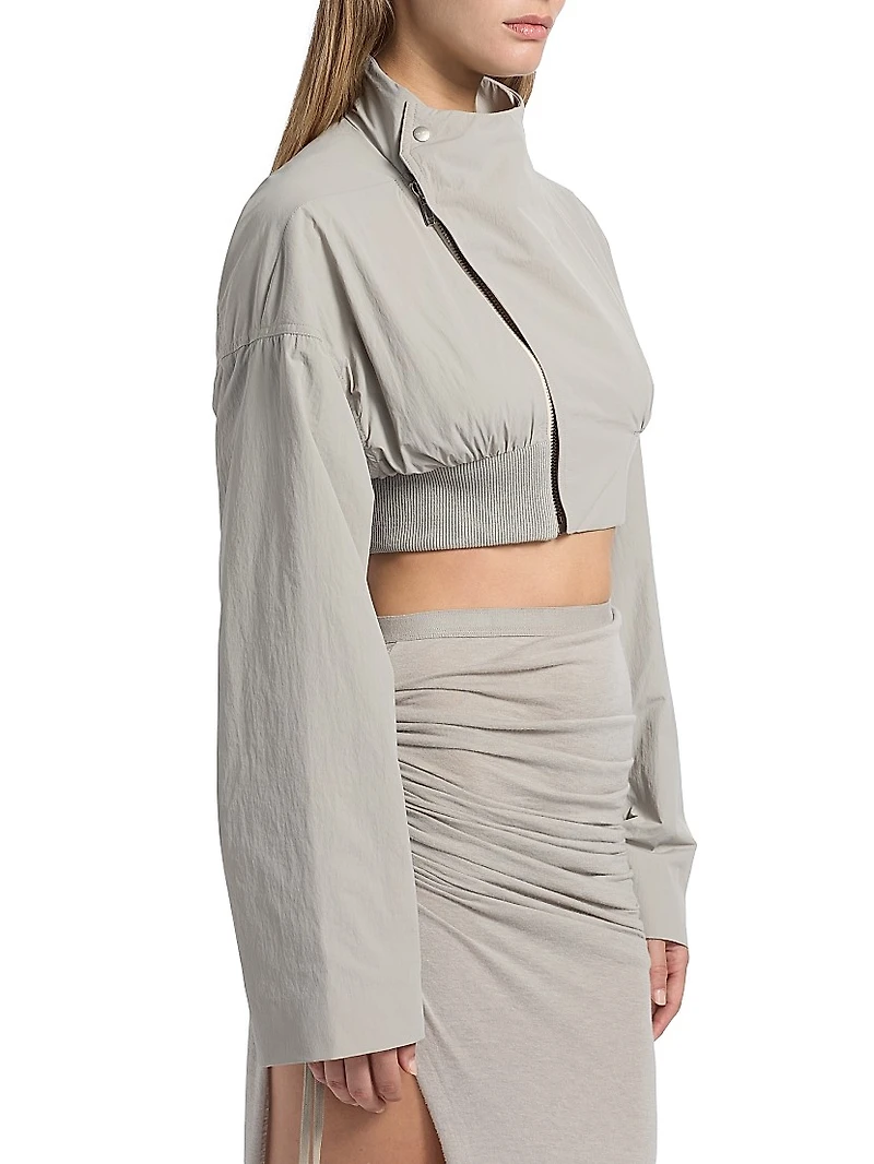 Hollywood Crop Bomber Jacket