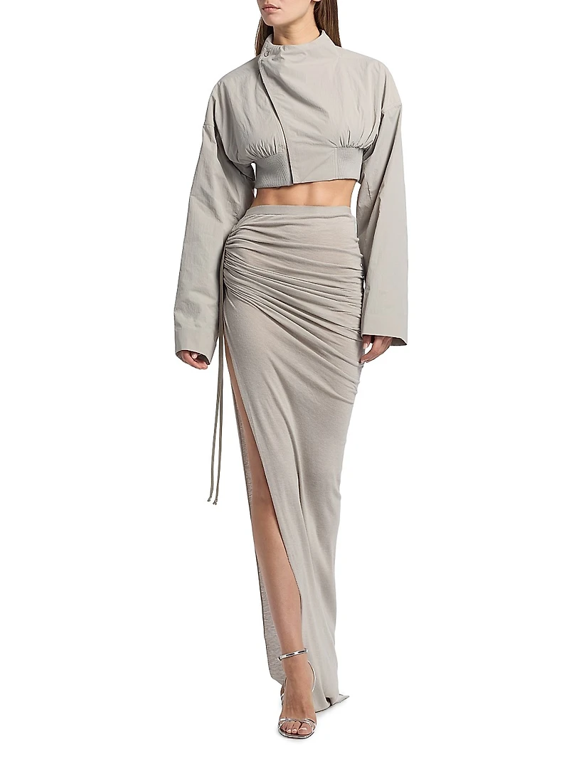 Hollywood Crop Bomber Jacket