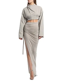 Hollywood Crop Bomber Jacket