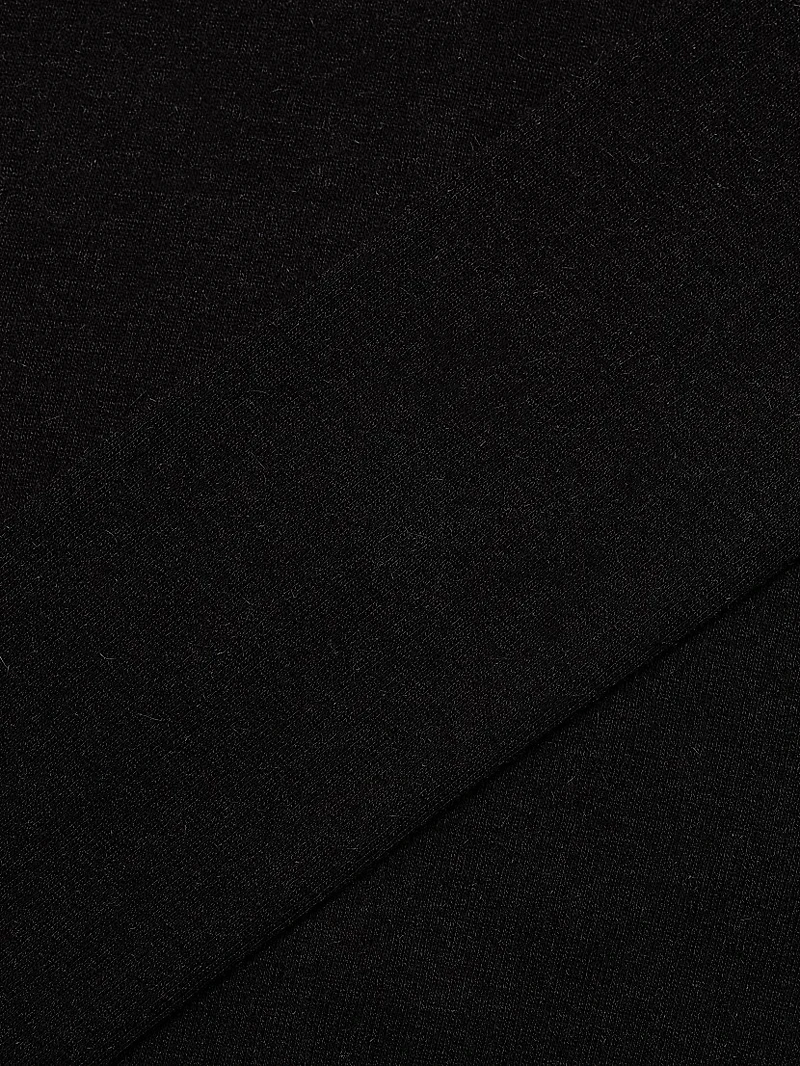 Longline Rib-Knit T-Shirt