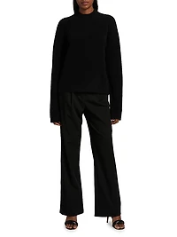 Tommy Alpaca-Blend Long-Sleeve Sweater