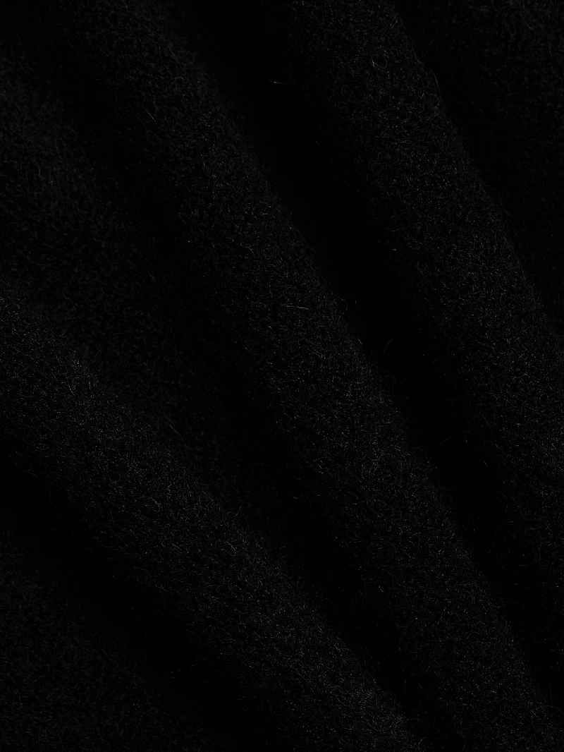 Shawl Collar Alpaca-Blend Long Cardigan