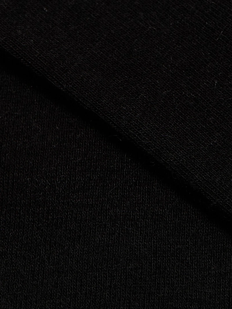 Hooded Rib-Knit Crop T-Shirt