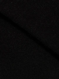 Hooded Rib-Knit Crop T-Shirt