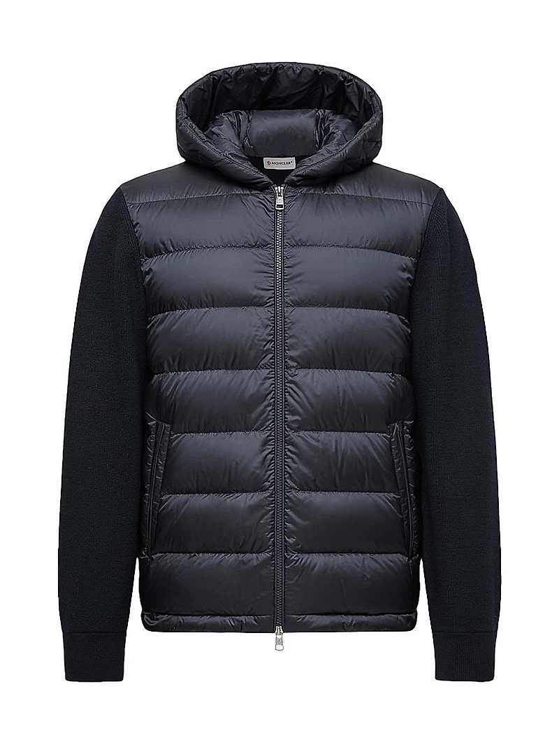 Down-Filled Hoodie Wool