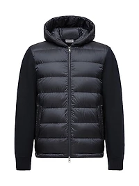 Down-Filled Hoodie Wool