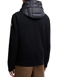 Down-Filled Hoodie Wool