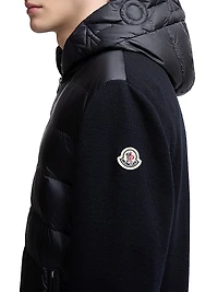 Down-Filled Hoodie Wool