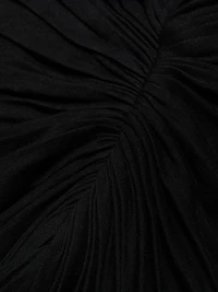 Radiance Draped Cotton Bustier Gown