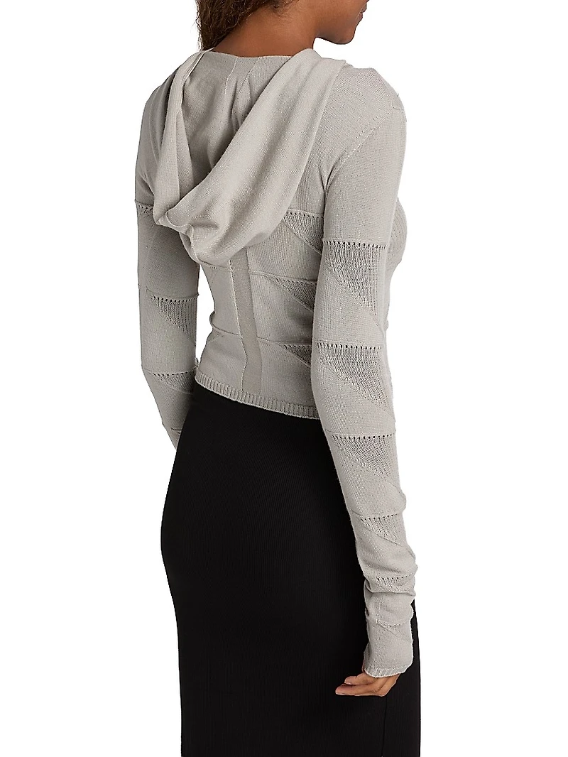 Maglia Wool Hooded Top
