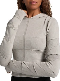 Maglia Wool Hooded Top