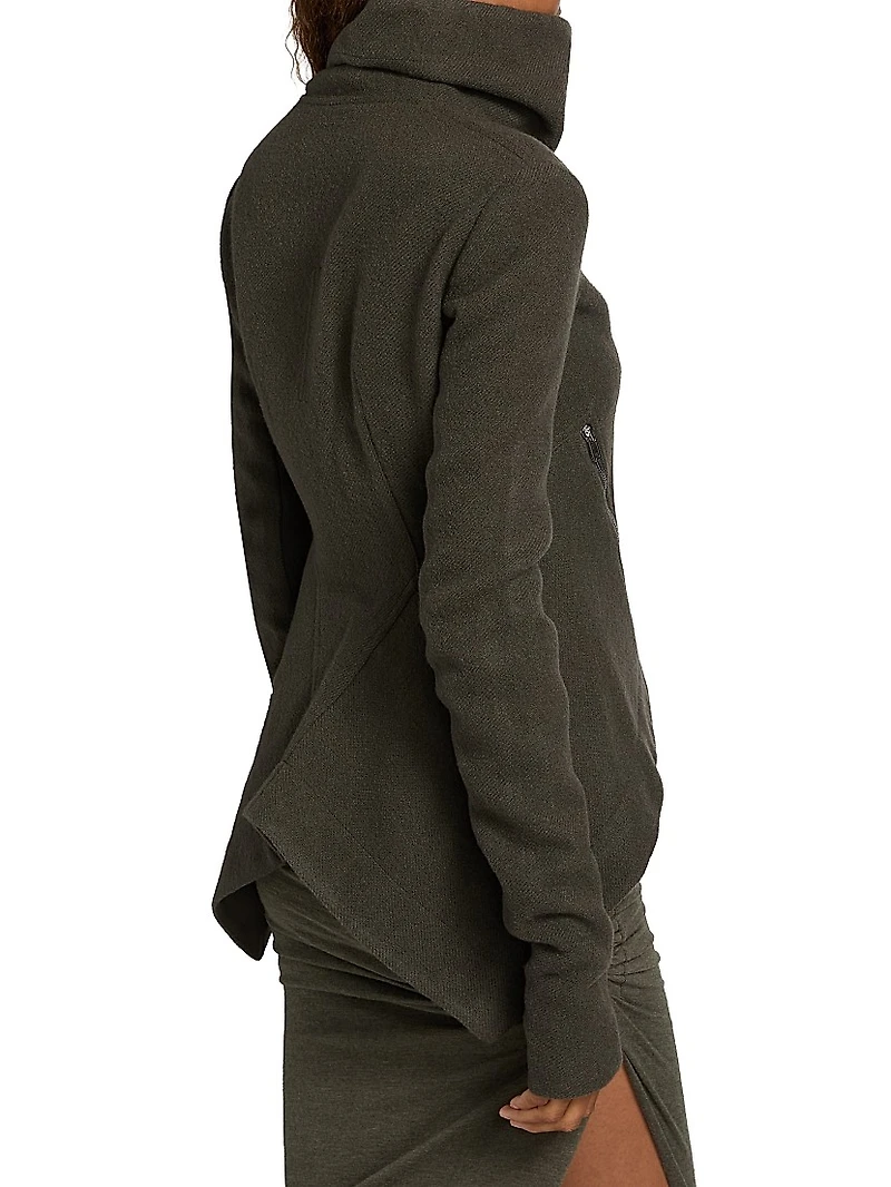 Zipped Naska Biker Jacket