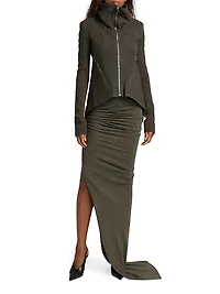 Zipped Naska Biker Jacket