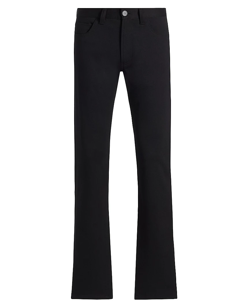 Slim-Fit Straight-Leg Jeans